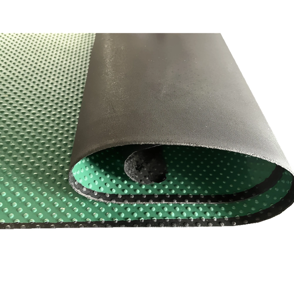 Green Stud Cow Stall Horse Parlor Rubber Mat Pad Anti-Slip Anti-Fatigue Cow Cubicle Flooring Bed Mat