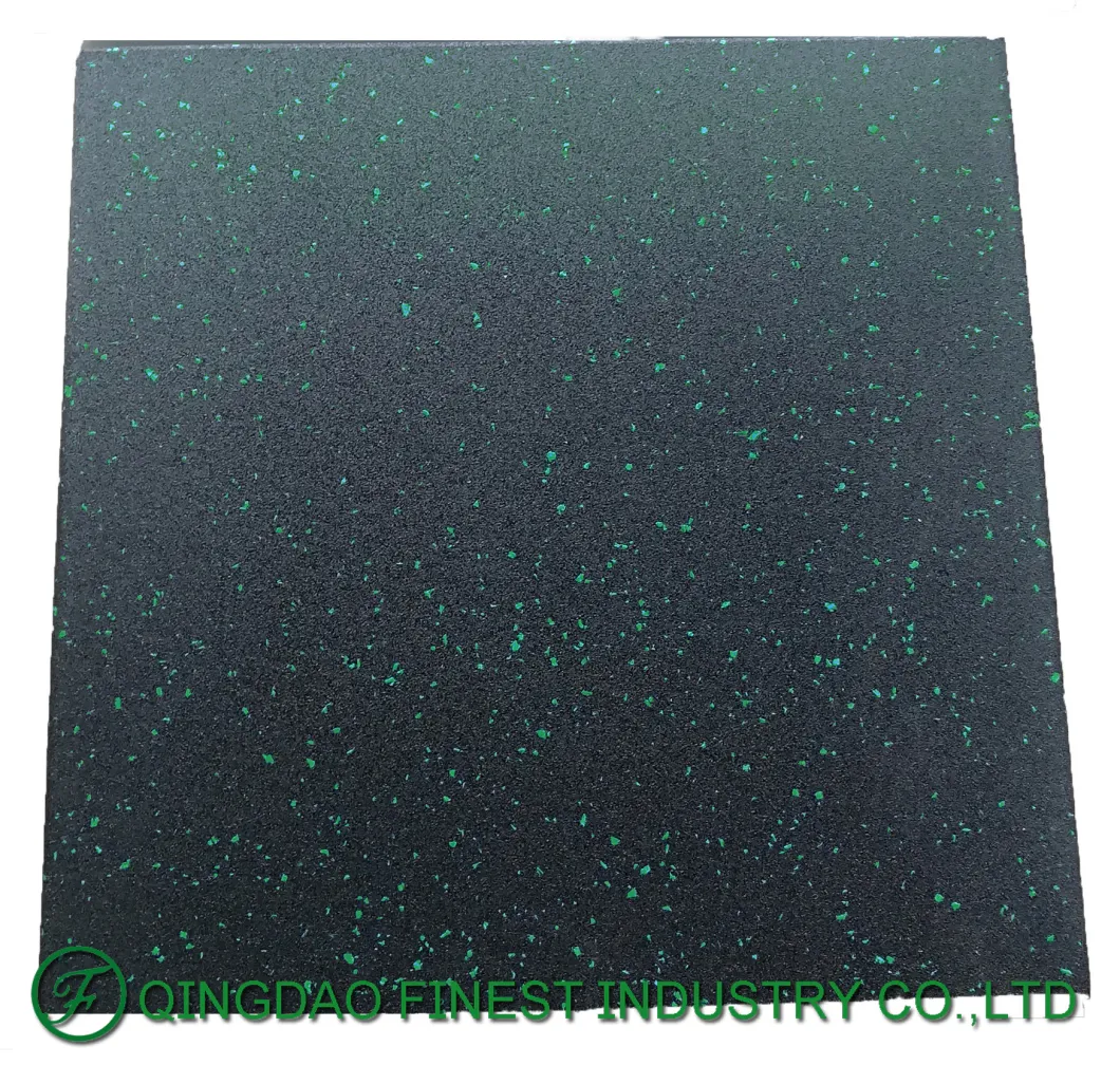 China Manufacture Wholesale Rubber Floor Mat, Premium Commercial Rubber Gym Flooring Mat, Discount Price Home Rubber Gym Tiles Floor for Crossfit Fitness