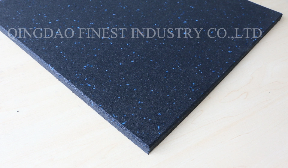 China Manufacture Wholesale Rubber Floor Mat, Premium Commercial Rubber Gym Flooring Mat, Discount Price Home Rubber Gym Tiles Floor for Crossfit Fitness