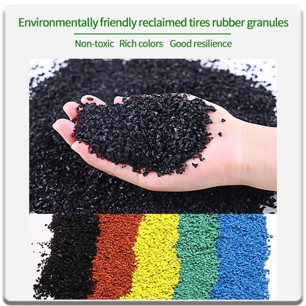 High Quality Rubber Gym Floor Mat Rubber Tile 15mm Rubber Flooring Landscape for Playground Sports