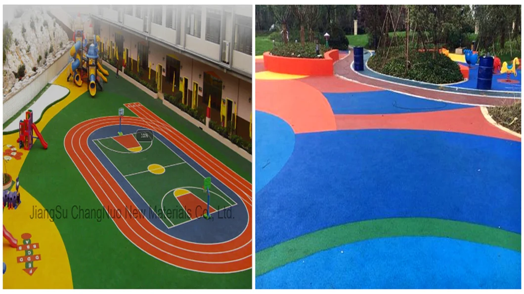 Colorful Outdoor Playground EPDM Rubber Flooring EPDM Rubber Granules Fitness Exercise Flooring