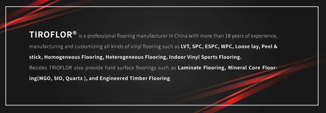 2023 Wearproof Non-Slip Direct Waterproof Vinyl Flooring Anti-Scratch Painted Groove Laminate Floor PVC/WPC/Lvp/Lvt/Espc/Spc Flooring
