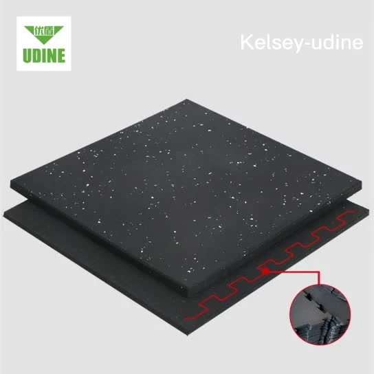 Heavy Duty Recycled Outdoor Interlocking Puzzle Fitness Sport Paver Shock Absorbent Crossfit EPDM Playground Gym Rubber Rolls Tiles Mats Flooring for Equipment
