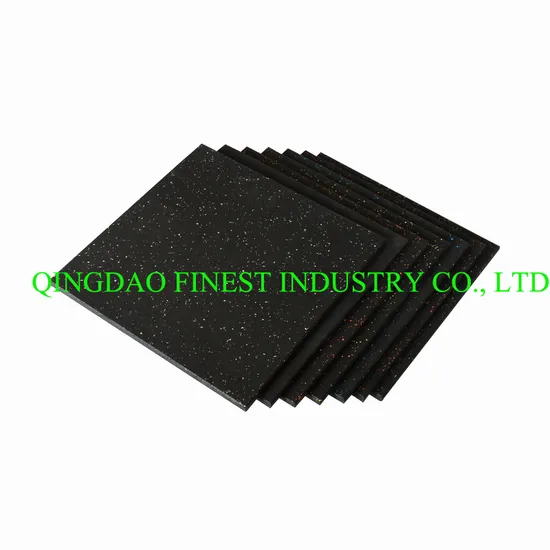 Heavy Duty Recycled Outdoor Interlocking Puzzle Fitness Sport Paver Shock Absorbent Crossfit EPDM Playground Gym Rubber Rolls Tiles Mats Flooring for Equipment